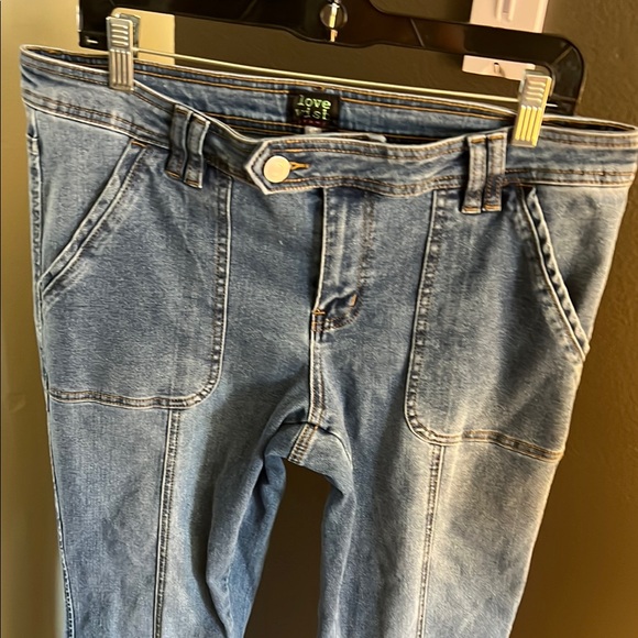 Wide leg jeans, great stretch, 32, so cozy - Picture 2 of 7